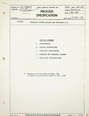 Lot #7770 North American Aviation X-15 Hydraulic Power System Report - Image 10