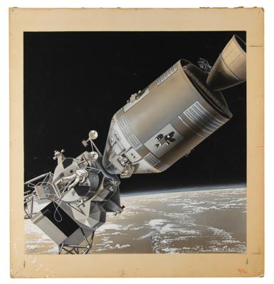Lot #7803 Apollo 9: Russell Arasmith Original Painting