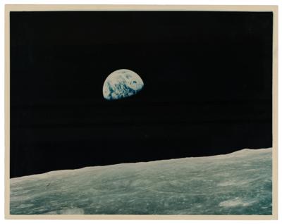 Lot #7209 Apollo 8 Vintage 'Earthrise' Photograph