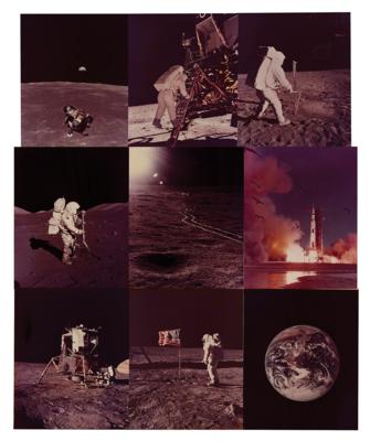 Lot #7160 Apollo Program (9) Original Photographs