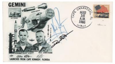 Lot #7080 Gemini 8 Signed Launch Day Cover