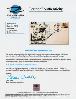 Lot #7080 Gemini 8 Signed Launch Day Cover - Image 2
