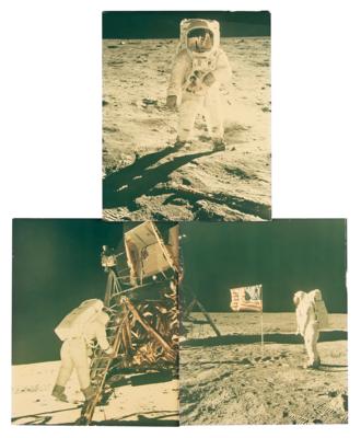 Lot #7306 Apollo 11 (3) Chromogenic Prints by Kodak