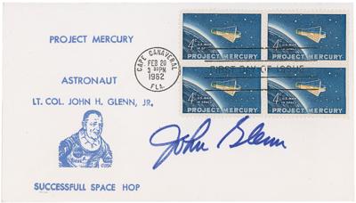Lot #7051 John Glenn Signed Cover - Image 1