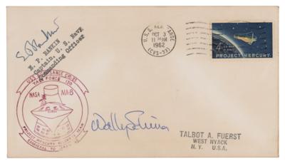 Lot #7070 Wally Schirra Signed Cover - Image 1