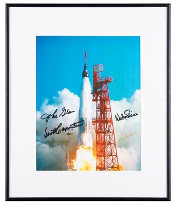 Lot #7062 Mercury Astronauts (4) Signed Photograph - Image 2