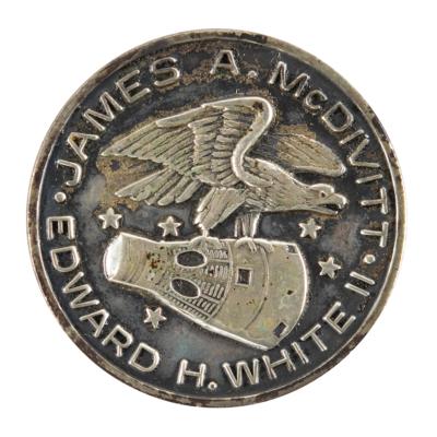 Lot #7078 Gemini 4 Flown Fliteline Medallion