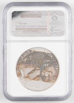 Lot #7359 James Lovell's Apollo 13 Franklin Mint Medal