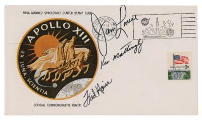 Lot #7358 James Lovell's Apollo 13 'Type 1' Insurance Cover