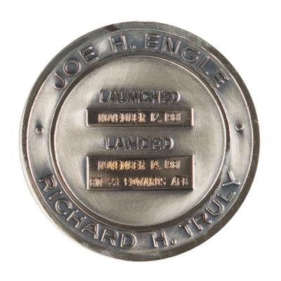Lot #7613 Shannon Lucid's STS-2 Unflown Robbins Medallion - Image 2