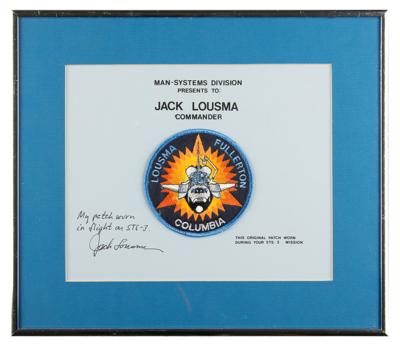 Lot #7625 Jack Lousma's STS-3 Flown Crew Patch - Image 2