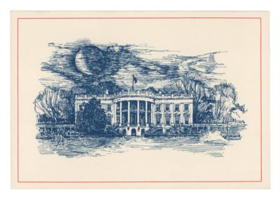 Lot #7497 Al Worden's Signed White House BBQ Invitation - Image 2