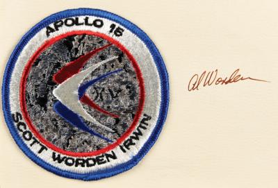 Lot #7461 Al Worden Signed Commemorative Patch Souvnier - Image 2