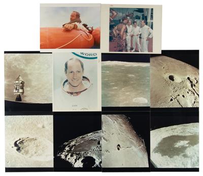 Lot #7489 Al Worden's Collection of (50) Apollo 15 Photographs
