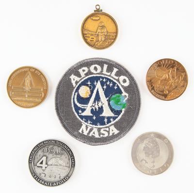 Lot #7469 Al Worden's (5) NASA Commemorative Medals - Image 1