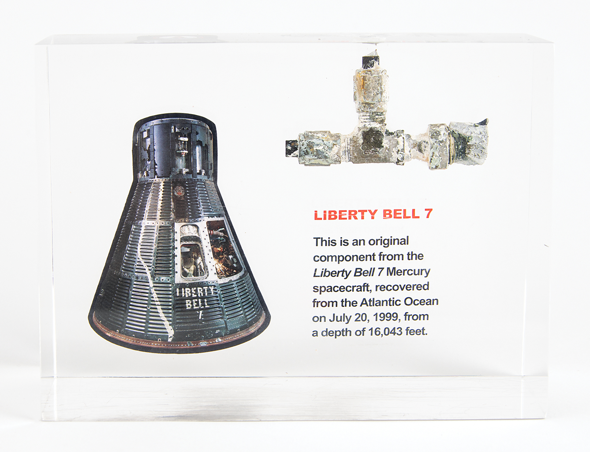 Lot #7018 Liberty Bell 7 Flown Fragment