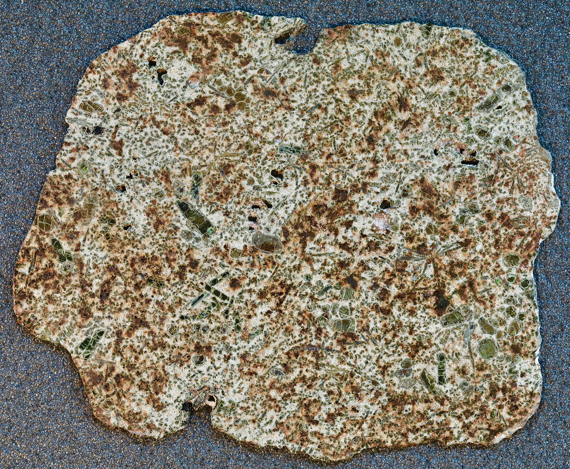 Lot #7818 Large Erg Chech 002 Meteorite Slice - Image 3