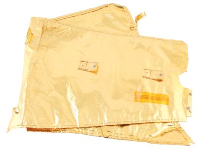 Lot #7622 STS-8 Flown Gold Shuttle Blanket
