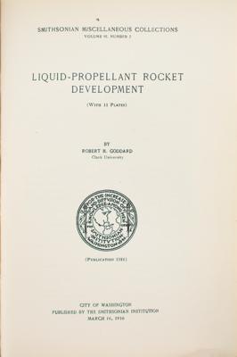 Lot #7779 Robert H. Goddard: First Edition of Rockets (1946) - Image 4