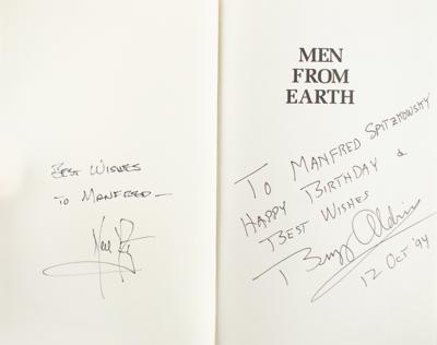 Lot #7286 Neil Armstrong and Buzz Aldrin Signed Book - Image 2