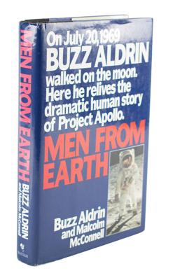 Lot #7286 Neil Armstrong and Buzz Aldrin Signed Book - Image 3