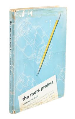 Lot #7573 Wernher von Braun: First Edition of The Mars Project