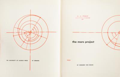 Lot #7573 Wernher von Braun: First Edition of The Mars Project - Image 2
