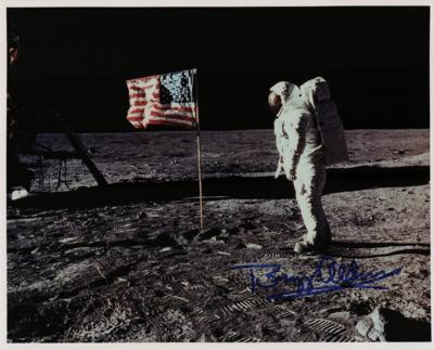 Lot #7296 Buzz Aldrin Signed Photograph