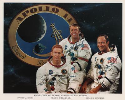 Lot #7415 Apollo 14 Signed Photograph