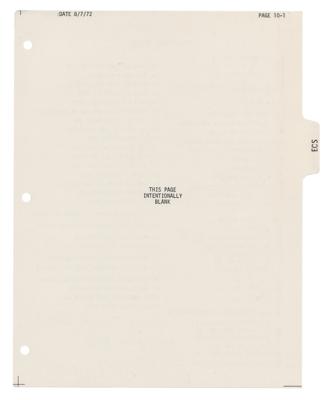 Lot #7531 Apollo 17 Flown Checklist Page Signed by Gene Cernan - Image 2