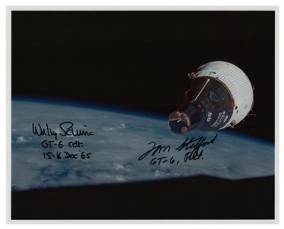 Lot #7099 Gemini 6 Signed Photograph