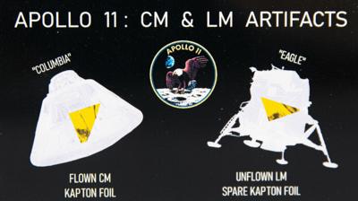 Lot #7307 Apollo 11 Kapton Foil Display (Attested as Flown) - Image 2