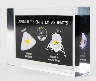 Lot #7307 Apollo 11 Kapton Foil Display (Attested as Flown) - Image 3