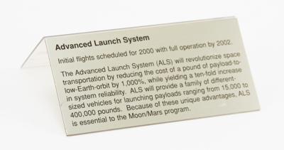 Lot #7751 NASA Advanced Launch System (ALS) Model - Image 5