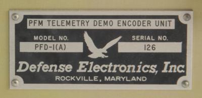 Lot #7697 NASA Spacecraft Telemetry Encoder/Decoder Demonstration Units - Image 5