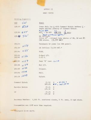 Lot #7355 Apollo 13 Original Complete 'News Center' Mission Transcript - Image 5