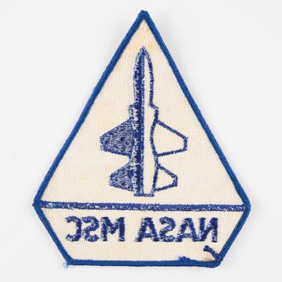 Lot #7443 Al Worden's NASA MSC T-38 Patch and Photograph - Image 2