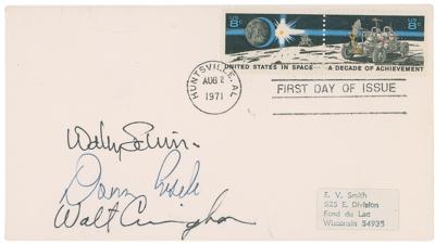 Lot #7188 Apollo 7 Signed First Day Cover