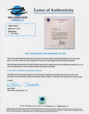 Lot #7525 John Young Typed Letter Signed - Image 2