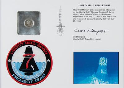 Lot #7006 Liberty Bell 7 Flown Mercury Dime - From the Collection of Curt Newport