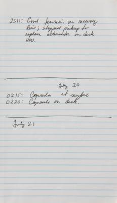 Lot #7007 Liberty Bell 7 Recovery Log Book - From the Collection of Curt Newport - Image 2