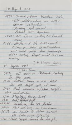 Lot #7007 Liberty Bell 7 Recovery Log Book - From the Collection of Curt Newport - Image 3