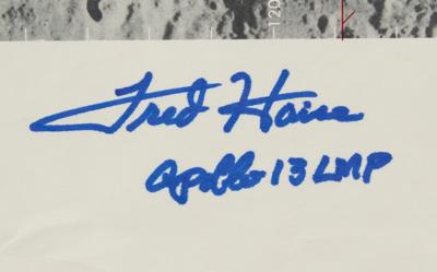 Lot #7381 Fred Haise Signed Lunar Orbital Science Flight Chart  - Image 2