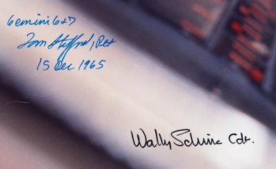 Lot #7079 Gemini 6 Signed Oversized Photograph - Image 2