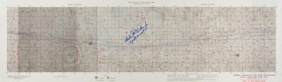 Lot #7522 Charlie Duke Signed Apollo 16 Lunar Orbit Chart