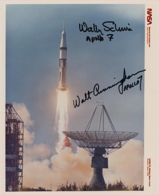 Lot #7189 Apollo 7 Signed Photograph