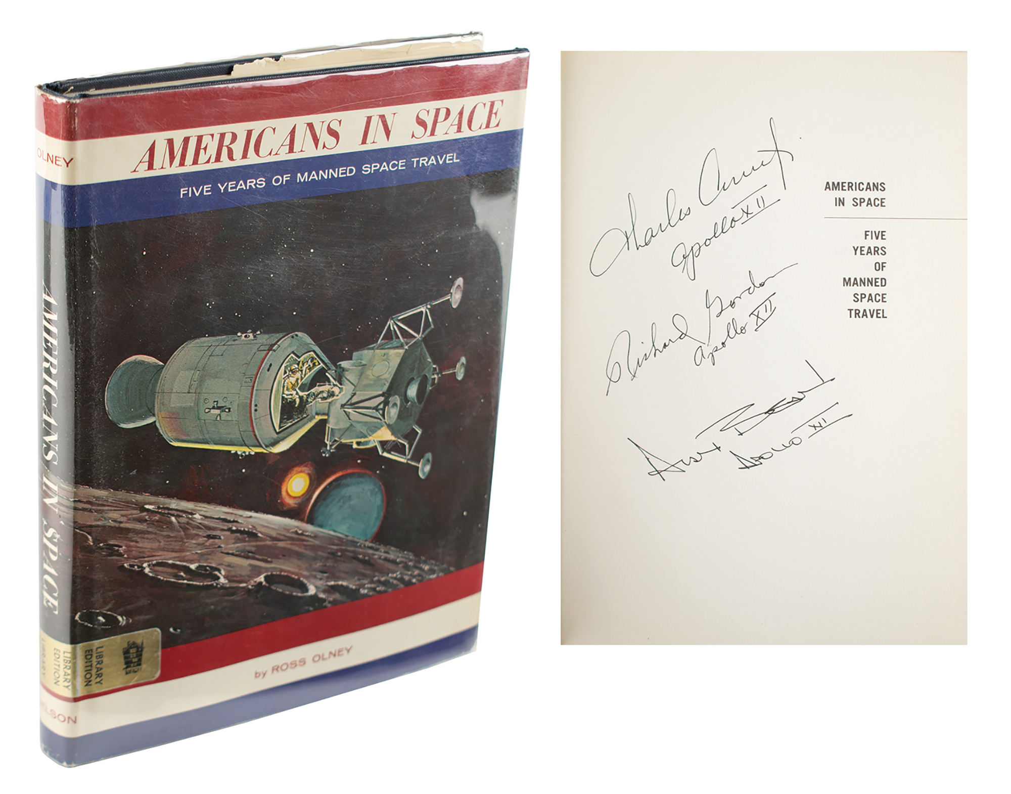 Lot #7335 Apollo 12 Signed Book