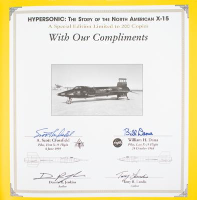 Lot #7772 X-15 Pilots: Scott Crossfield and Bill Dana Signed Book - Image 2