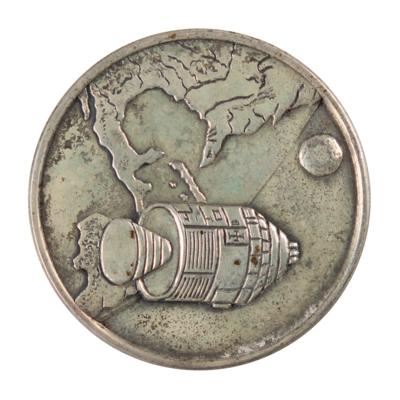 Lot #7177 Roger Chaffee's Silver Apollo 1 Fliteline Medallion