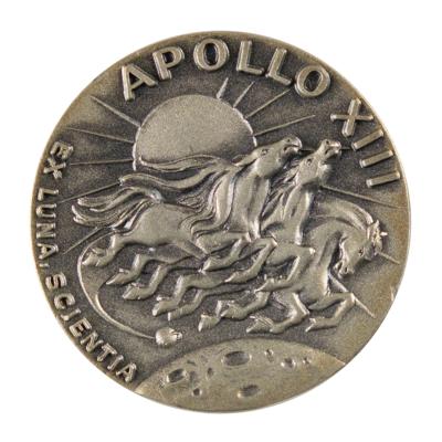 Lot #7346 Apollo 13 Flown Robbins Medallion (Attested as From the Collection of Buzz Aldrin)